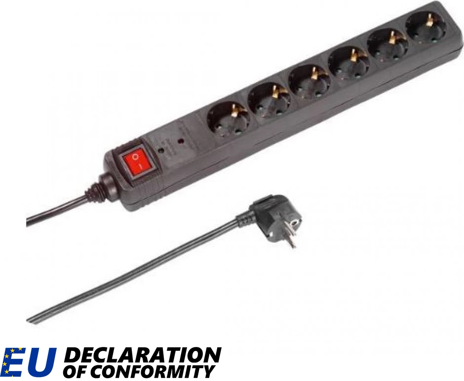 Shpërndarës rryme Vivanco, me kabllo 1.4 m me mbrojtje nga rrufeja