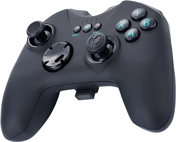 Kontroller gaming wireless Nacon GC-200WL, Xbox layout, për PC, i zi