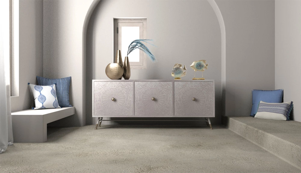 Jastëk dekorativ Agadir 6, pambuk, ngjyrë kaltër, 45x45cm