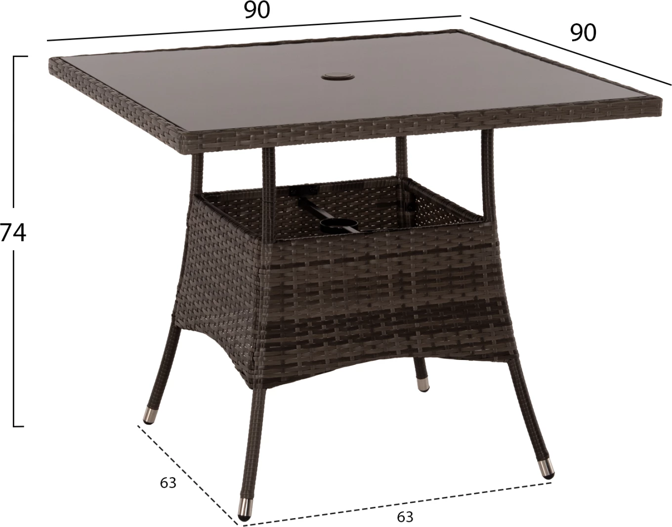 Set kopshti tavolinë & karrige FH5965, 5 pjesë