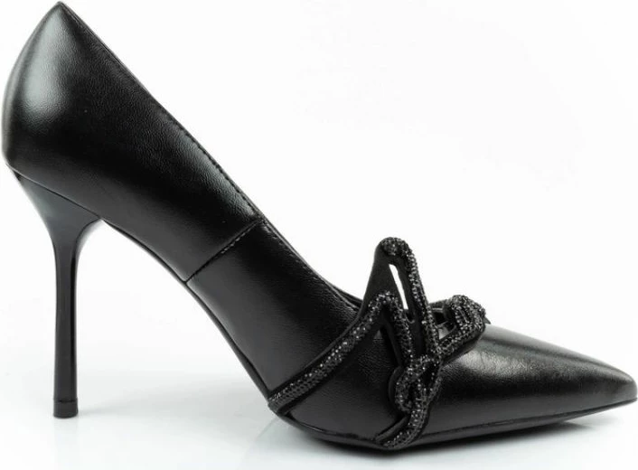 Këpucë me taka për femra Karl Lagerfeld, të zeza