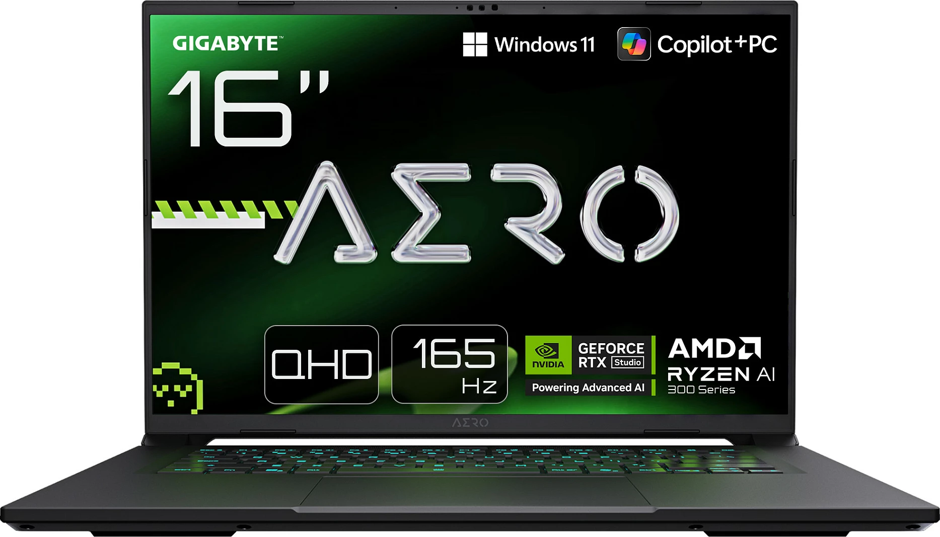 Laptop gaming Gigabyte Aero X16, 16", AMD Ryzen AI, GeForce RTX, 8GB, 1TB SSD, Space Gray