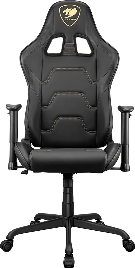 Karrige gaming COUGAR Armor Elite Royal, mbështetëse 2D, kënd 160°, max 120 kg, zezë/jeshile