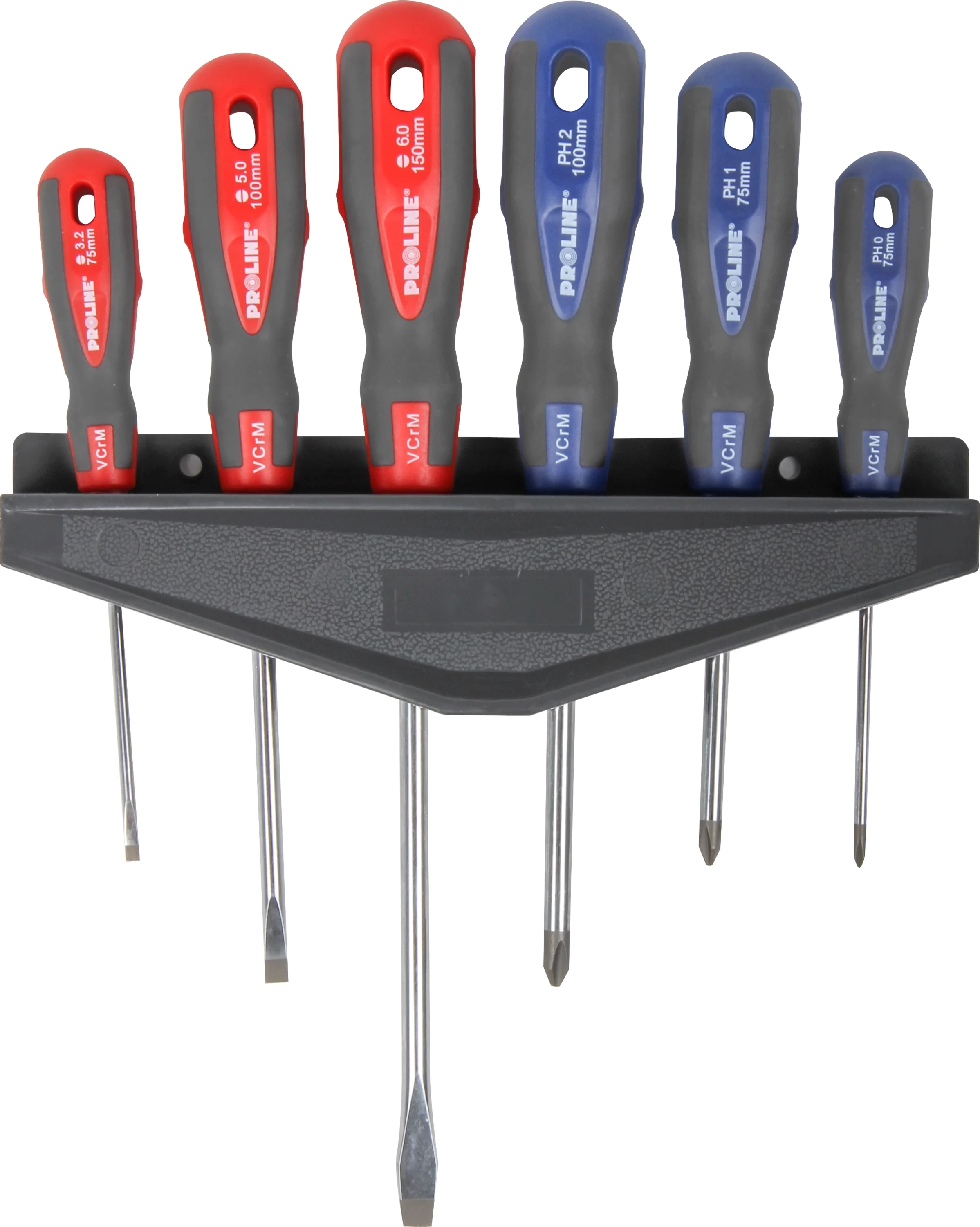 Set kaçavidash PROLINE 10207 6 copë me mbajtëse muri
