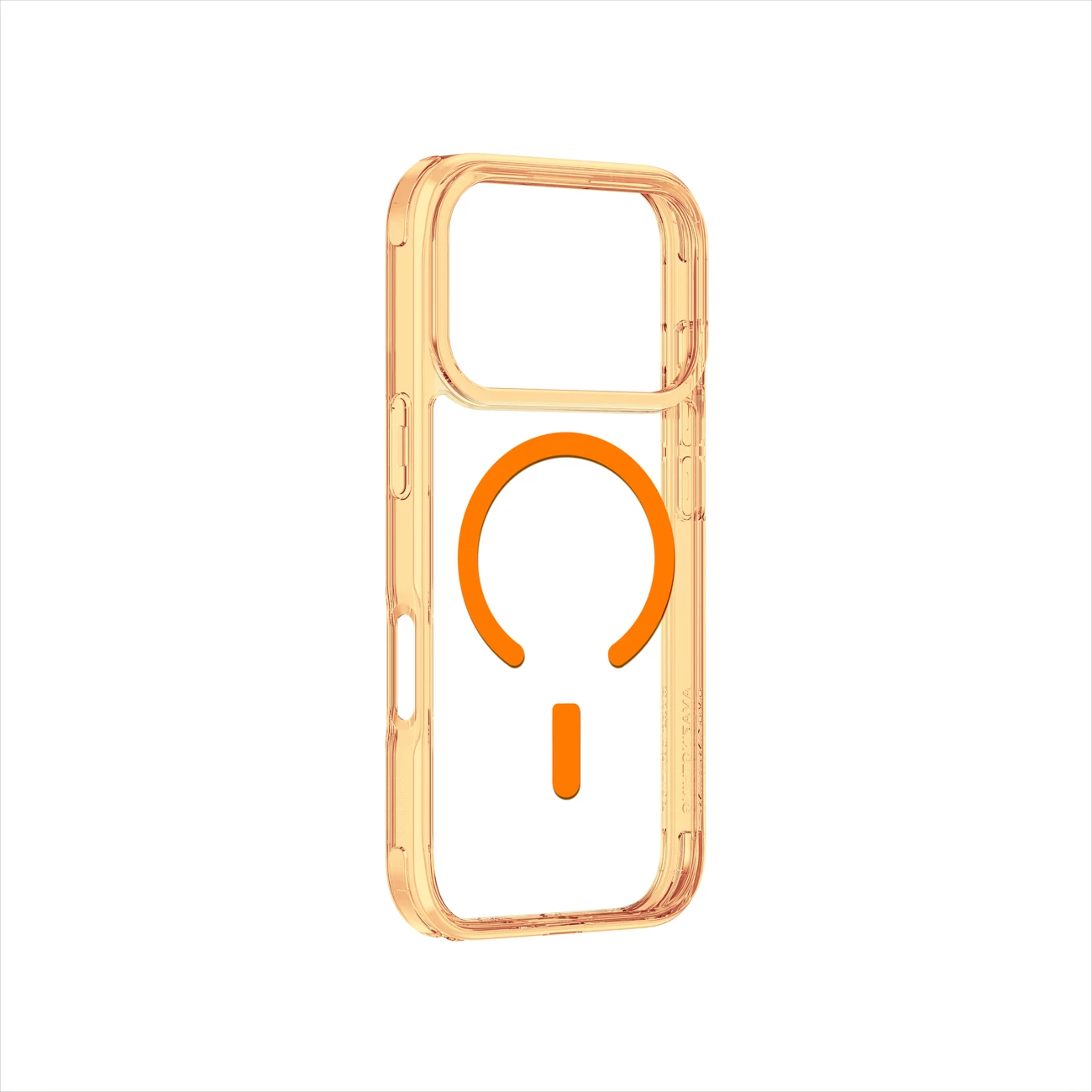 Mbështjellës, AmazingThing, Minimal Mag Drop Proof Case 3 Lens, për iPhone 17 Pro Max, MagSafe, TPU, portokalli