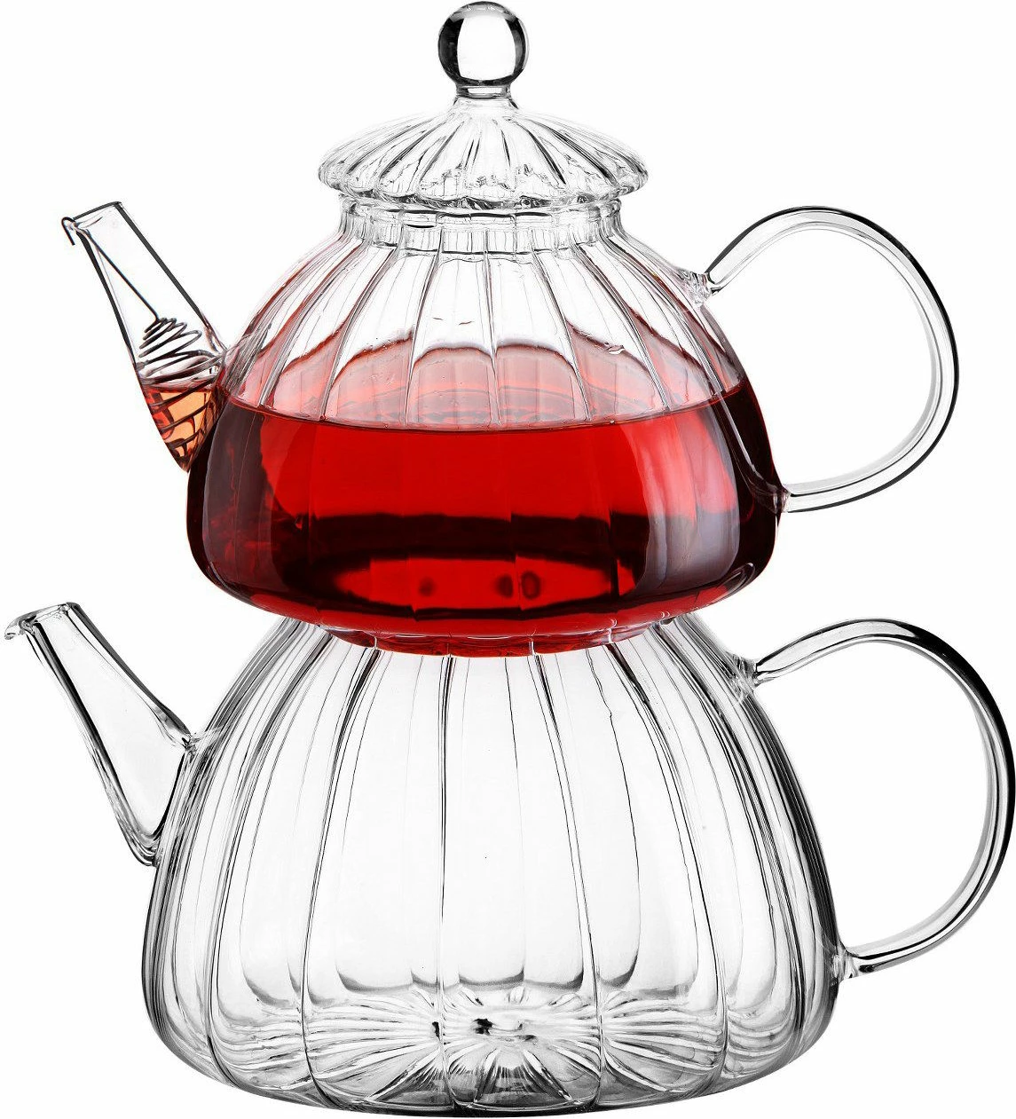 Çajnik Hermia Concept, BLS-MLN-10233-CYD03-Y, qelq borosilikat, shumëngjyrësh