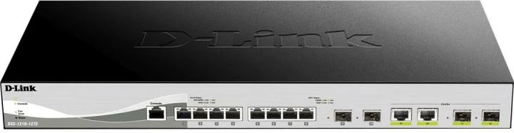 Switch D-Link DXS-1210-12TC smart managed 12 porta 10Gbps 10GBASE-T/SFP+