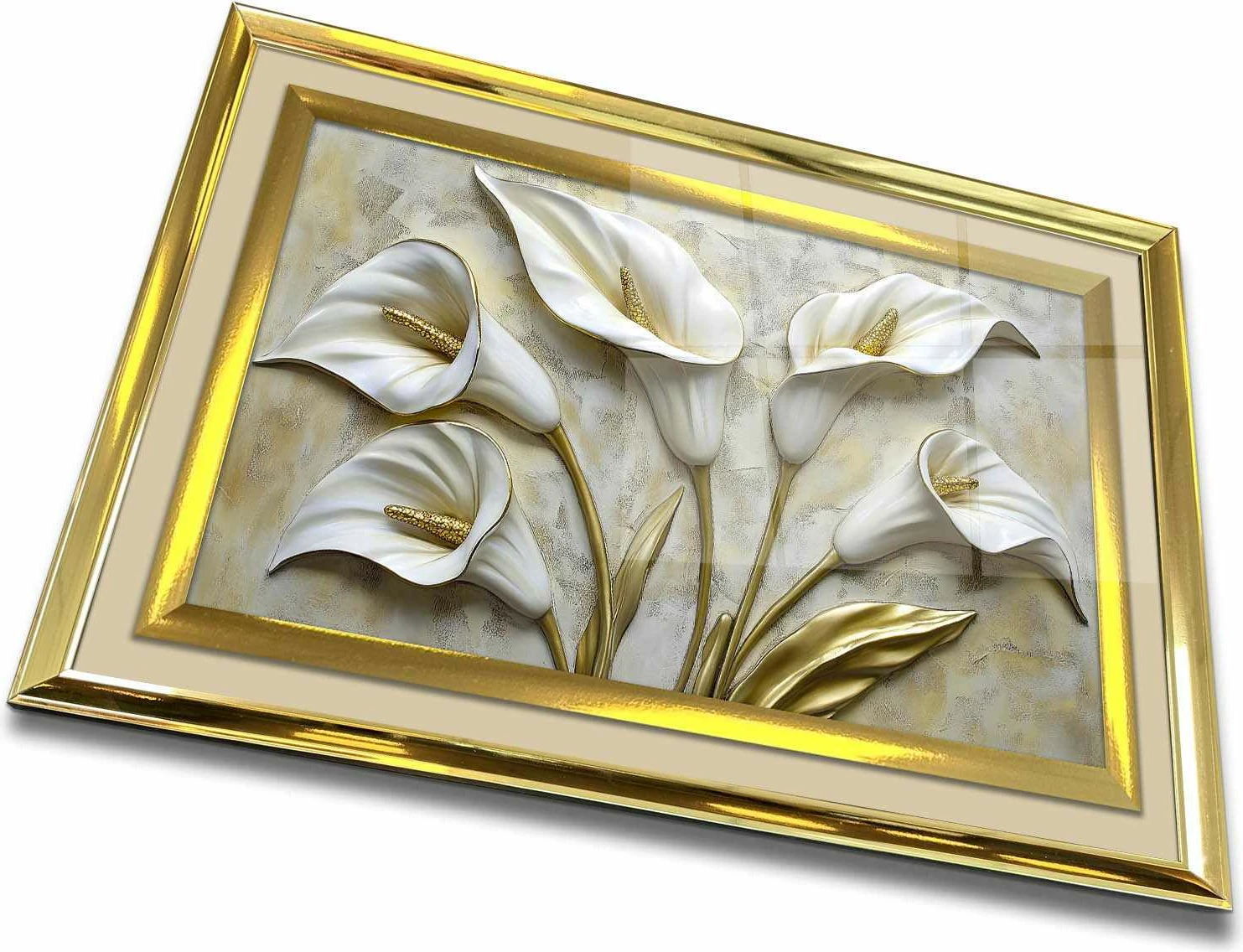 Pikturë dekorative me kornizë, Wallity, 4363Kromaltınct - 029, shumëngjyrëshe, 43x65cm