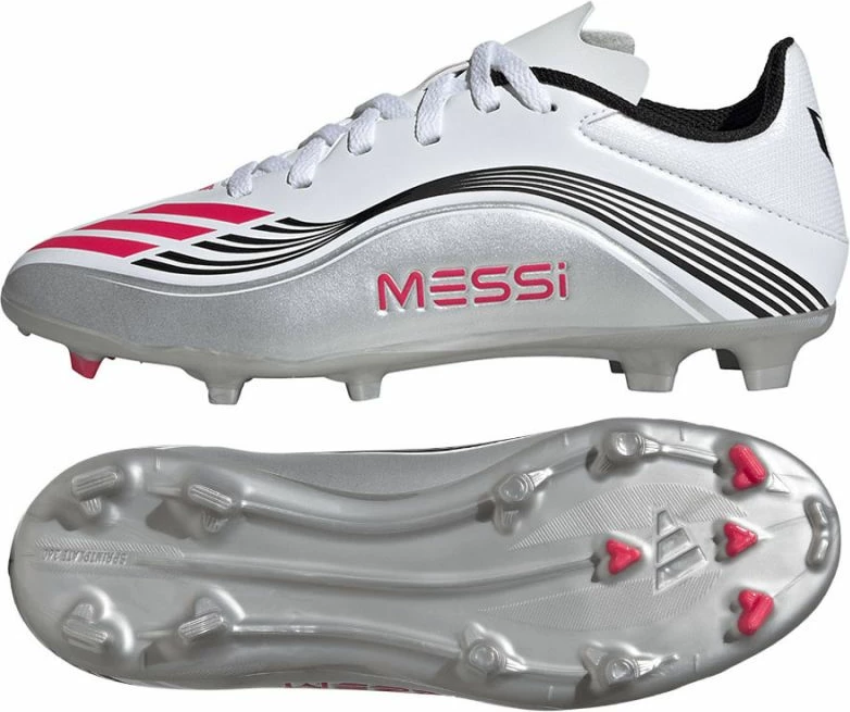 Atlete futbolli për fëmijë adidas, të bardha