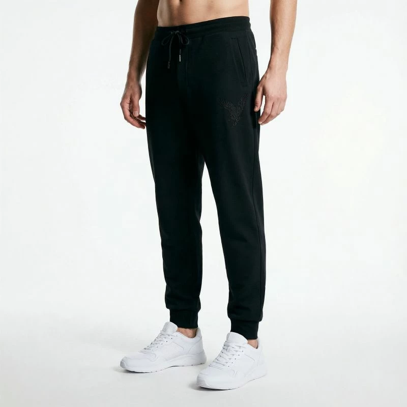 Pantallona sportive për meshkuj Armani Exchange, të zeza