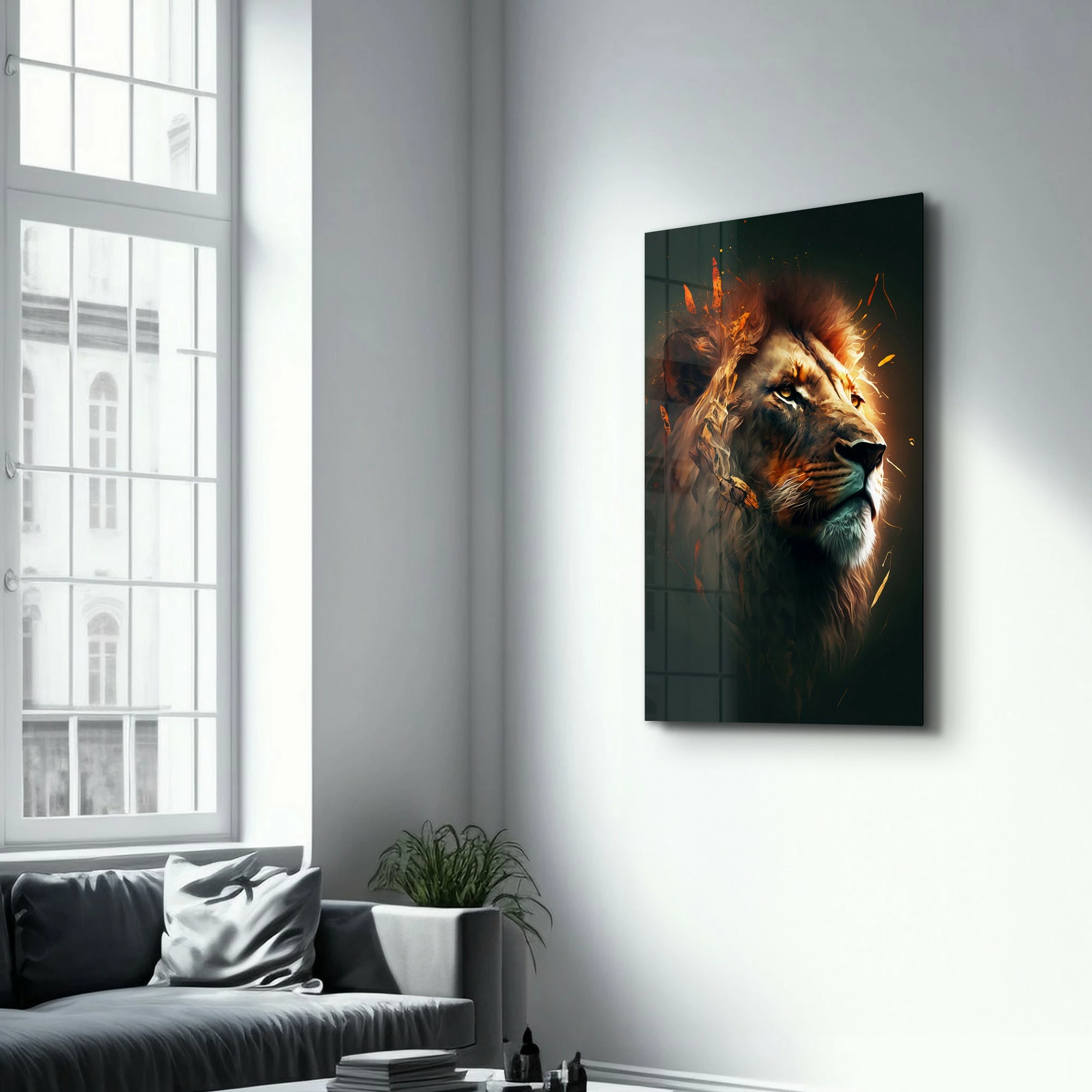 Pikturë dekorative prej xhami të temperuar, Wallity SPR-1291, 70x110cm