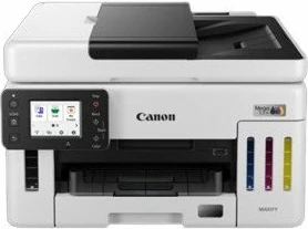 Printer multifunksional Canon MAXIFY GX6140 (6882C009) A4 MegaTank CISS Wi‑Fi/Ethernet/USB, Bardhë