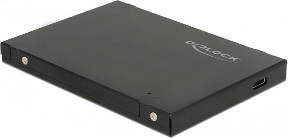 Enclosure SSD DeLOCK 42609, M.2 NVMe PCIe, USB-C 10 Gbit/s, 2.5", e zezë