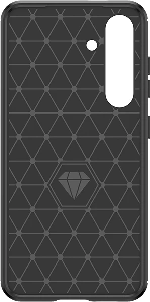 Mbështjellës Hurtel Carbon Case për Samsung Galaxy S24, TPU, i zi
