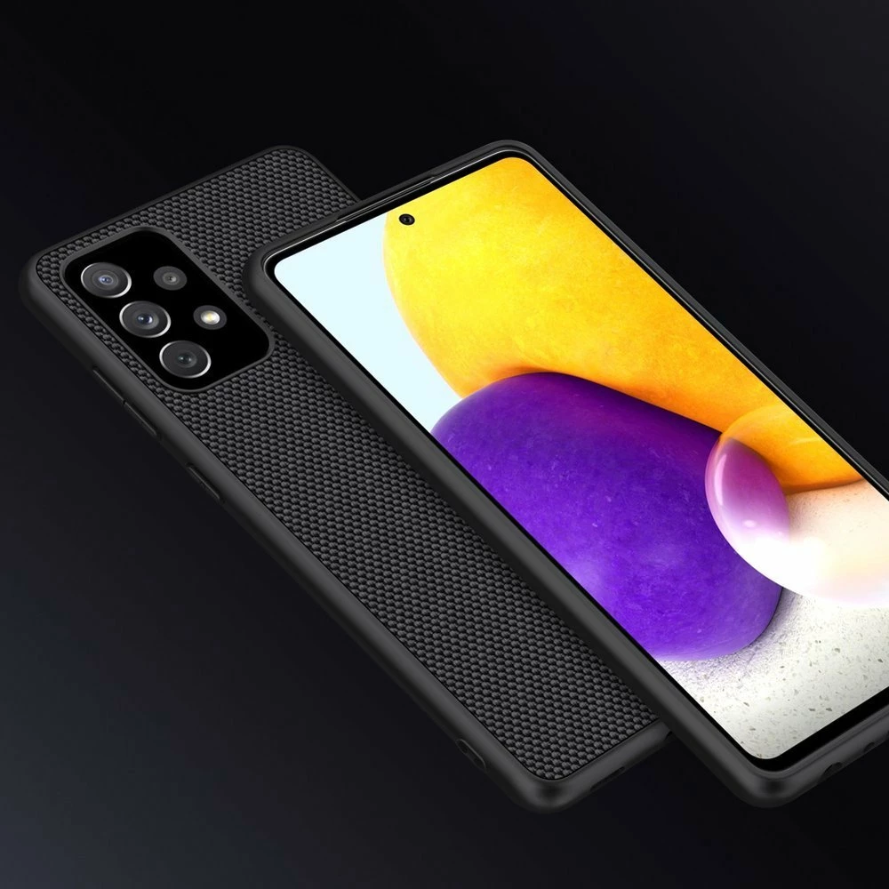 Mbështjellës Nillkin Textured Case për Samsung Galaxy A72 4G, i zi