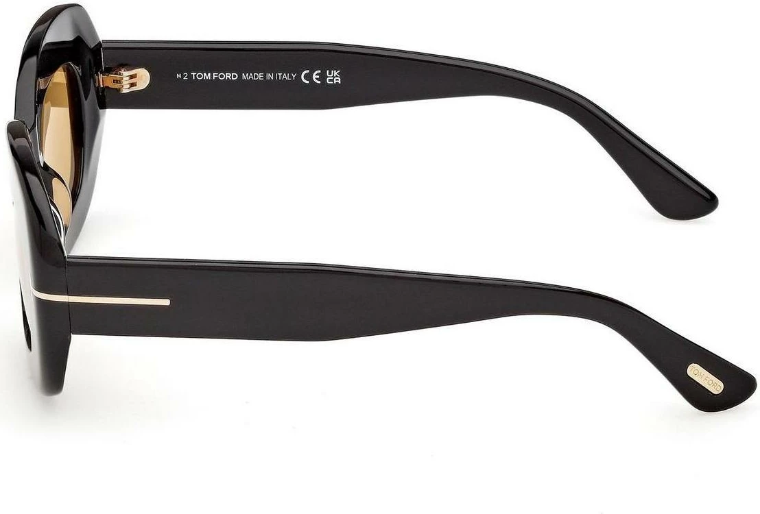 Syze dielli për femra Tom Ford ISLAY-02 FT1345 01E, të zeza [Ngjyra: 50]