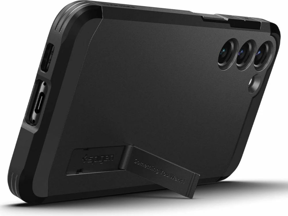 Mbështjellës Spigen Tough Armor për Samsung Galaxy S23, i zi
