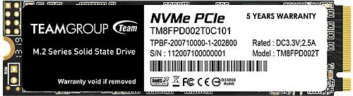 SSD M.2 Team Group MP33 PRO 2TB, NVMe PCIe 3.0 x4, 2280