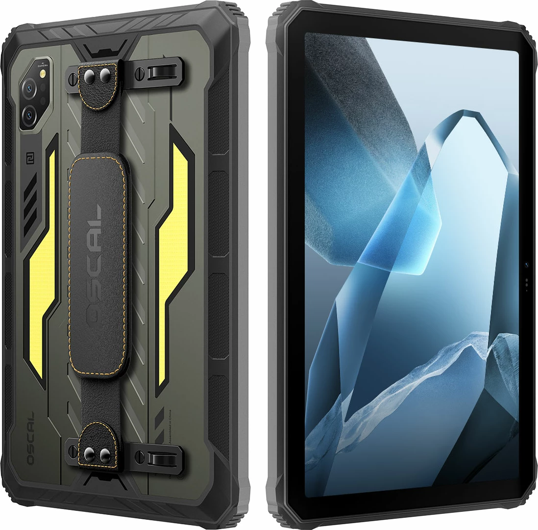 tablet robust Oscal Spider 10 11\" 8GB+256GB 20000mAh IP68/IP69K Android 15, e zezë