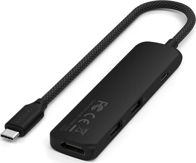 Hub Satechi 4w1 ST-P4S, USB-C, 4K HDMI, 2x USB-A, i zi