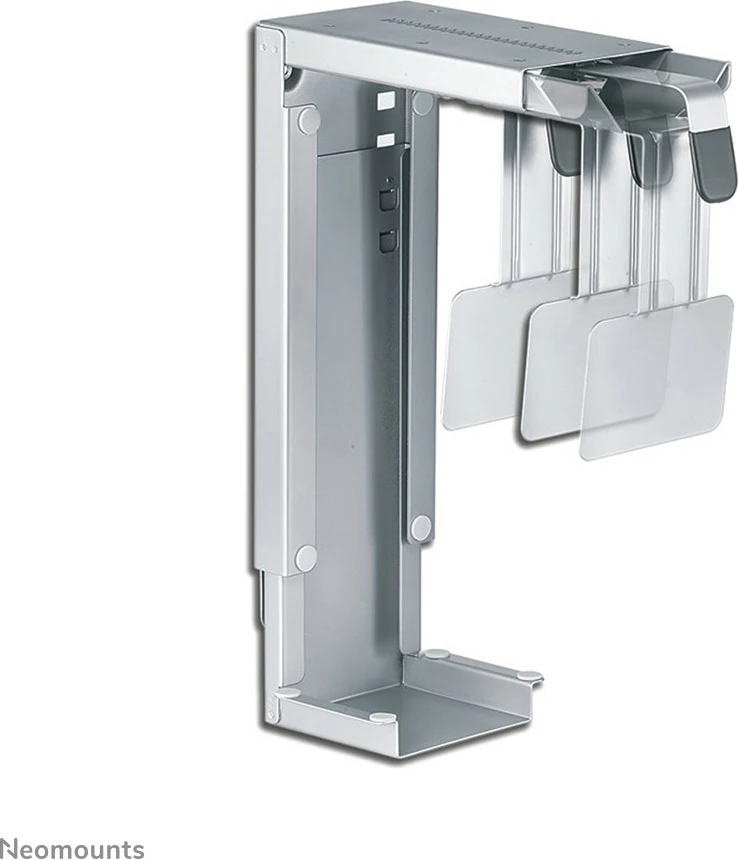 Mbajtëse CPU Neomounts Newstar CPU-D100SILVER, montim në tavolinë, çelik, argjend