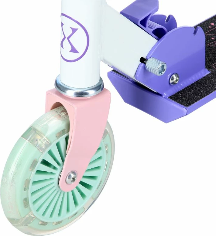 Trotinet Nils Extreme HD120L LED, violet