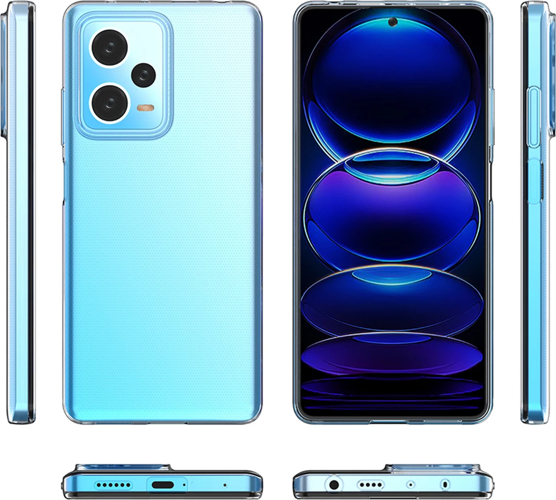 Mbështjellës Hurtel Ultra Clear 0.5mm për Xiaomi Redmi Note 12 Pro+, Transparent