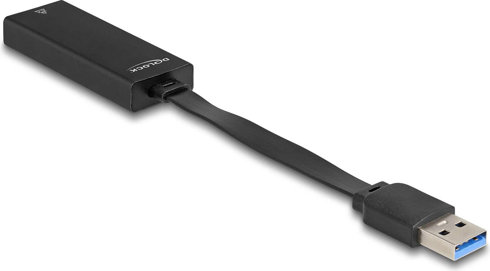 Adapter rrjeti DeLOCK USB-A në LAN Gigabit RJ45, USB 3.2 Gen 1, i zi