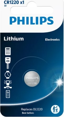 Philips Bateri CR1220 mini litium