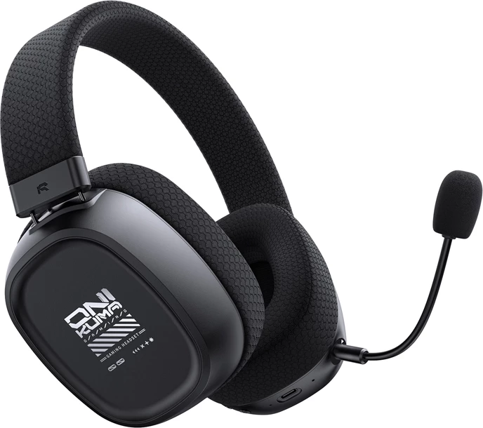 Kufje gaming ONIKUMA GT839, 2.4 GHz/Bluetooth 5.4 + kabllo, mikrofon i heqshëm, 45 orë, USB-C, të zeza