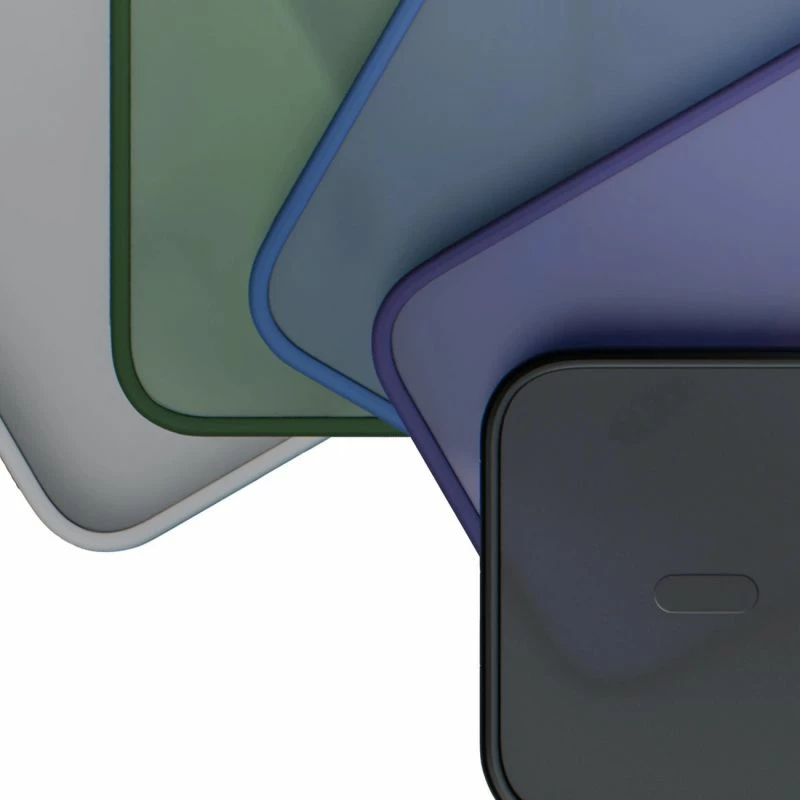 Maskë telefoni 3mk Smoke MagCase për iPhone 16, blu-transparente