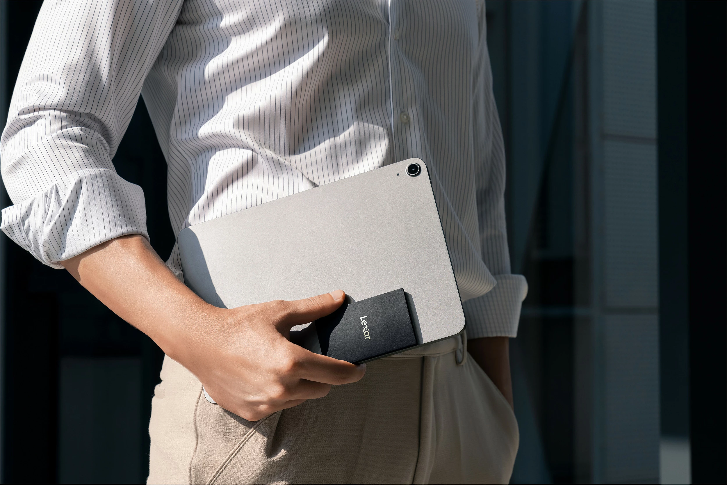 SSD eksterne Lexar SL500 1TB, USB-C, 2000MB/s, e zezë