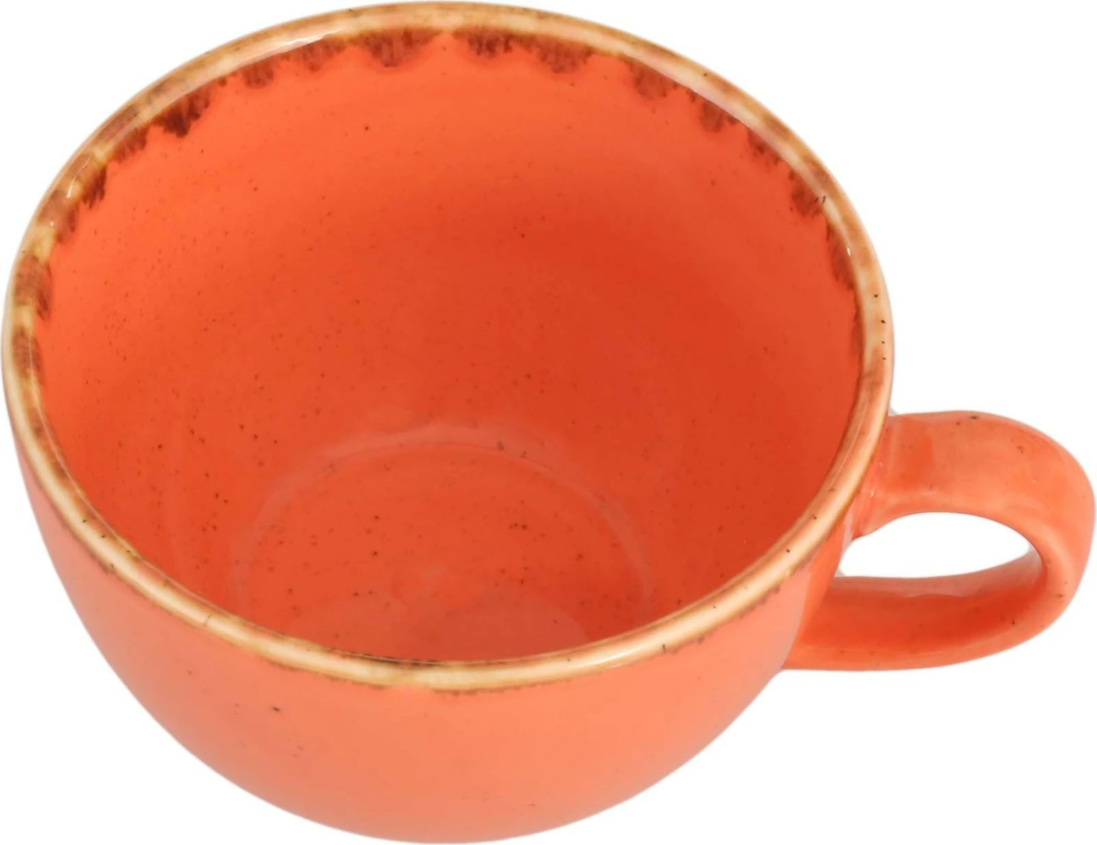 Filxhan porcelani Porland Seasons Amber 250 ml, portokalli, set 6 copë