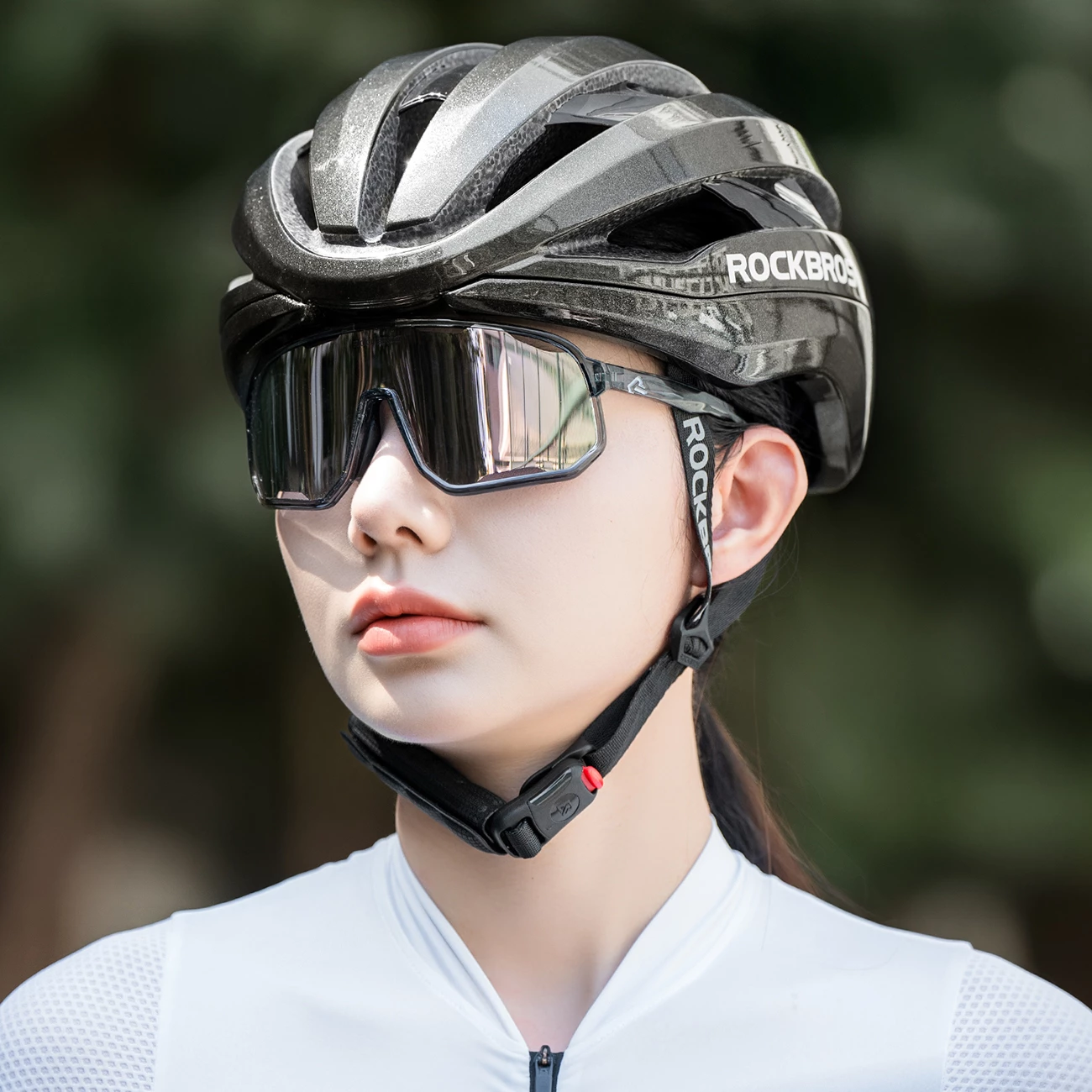 Helmet për biçikletë Rockbros LK-79 58–62 cm, gri