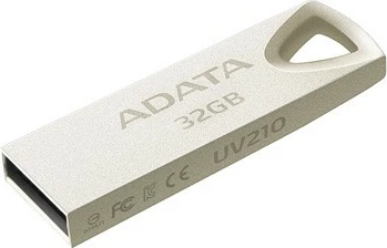 Pendrive Adata DashDrive UV210, 32GB, USB 2.0, Argjendtë