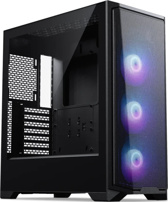 Kasë PHANTEKS Eclipse G370A ATX Big Tower, tempered glass, D-RGB LED, USB-C 3.0, e zezë