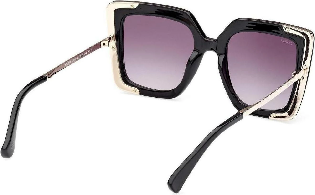Syze dielli për femra Max Mara DESIGN4 MM0051 01B, të zeza [Madhësia: 52]