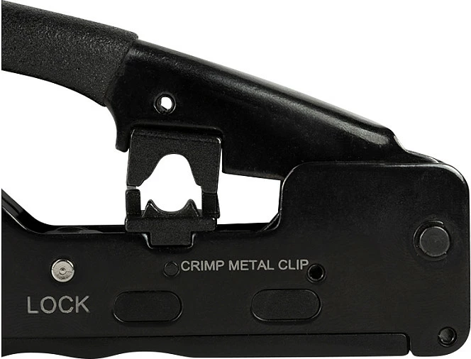 Pincë krimpimi LogiLink, Cat5e/Cat6/Cat6A, RJ45/RJ12, e zezë