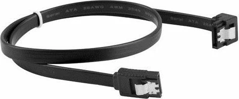Kabllo SATA III Lanberg CA-SASA-13CU-0050-BK 0.5m me konektor këndor, e zezë