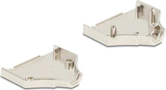 Konektor D-Sub DeLOCK 67135, 25-pin, femër, i drejtë, metal, argjendtë