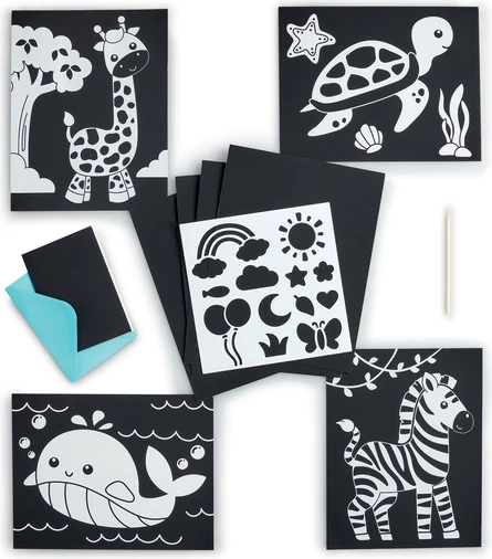 OOTB RAINB SCRTCH ART CDU