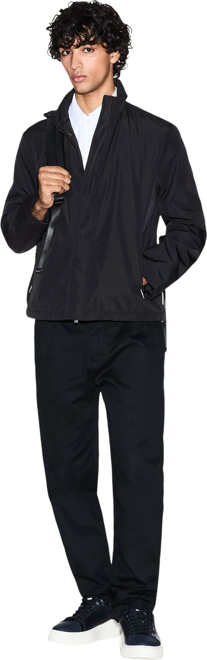 Jakne bluzon Armani Exchange XM001579 AF16926 për meshkuj, e zezë [Madhësia: L]