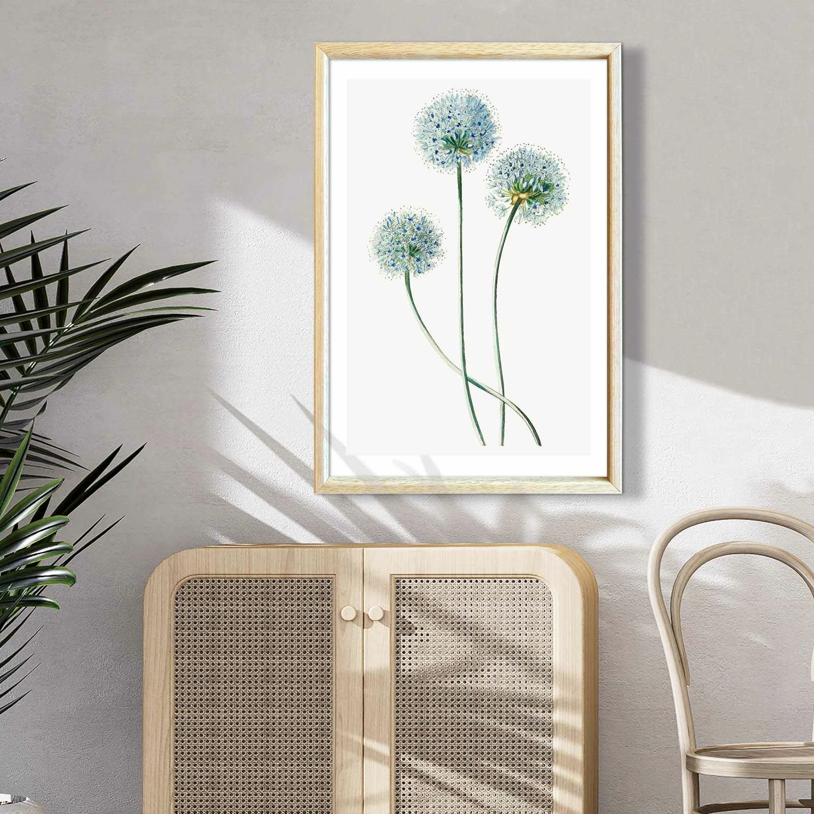 Pikturë dekorative me kornizë MDF Wallity, Ahswabisabi-012, 42x62cm