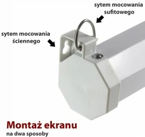 Ekran elektrik për projeksion ART EL F119 16:9, 119 inç, 264x147cm, me telekomandë