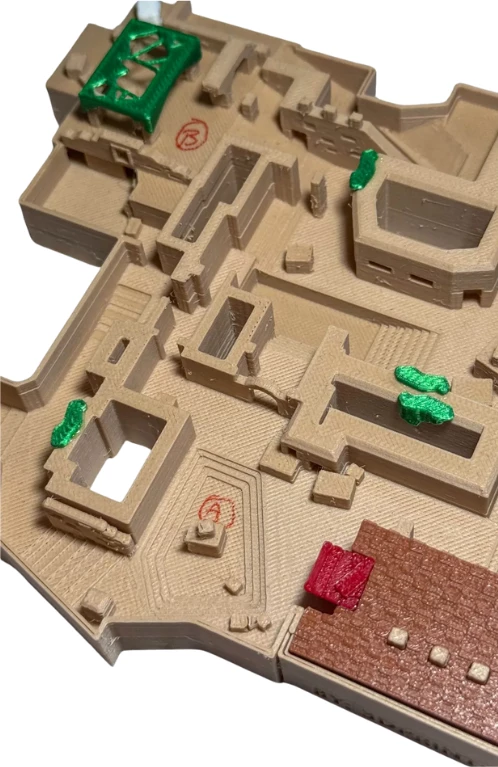 Kornizë CS2/CS:GO - 3D Map Mirage