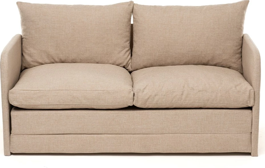 Divan-krevat dy ulëse, ngjyrë bezhë, Saga, Atelier del Sofa