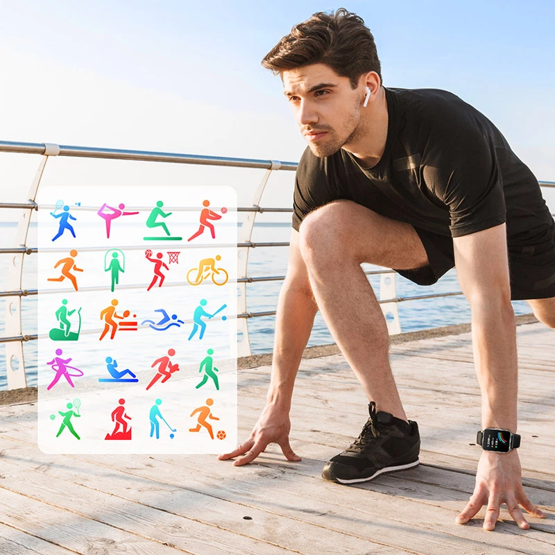 Smartwatch Joyroom Fit-Life JR-FT3 Pro, Bluetooth 5.1, 64MB, IP68, E zezë