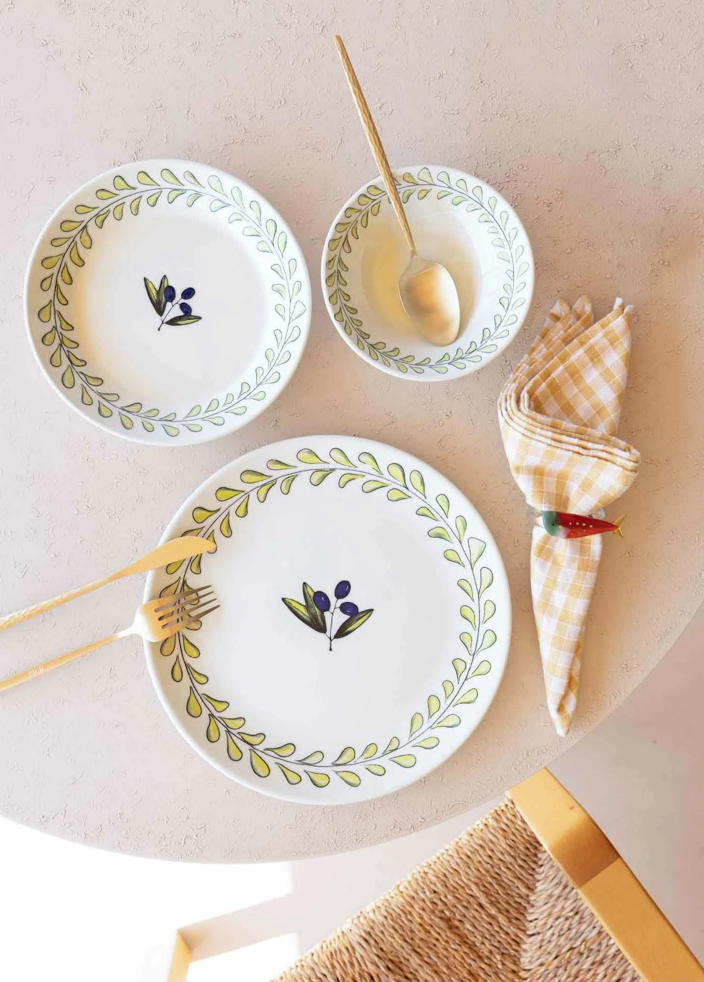 Set pjatash për ëmbëlsira (6 copë), Hermia Concept, OVS0002