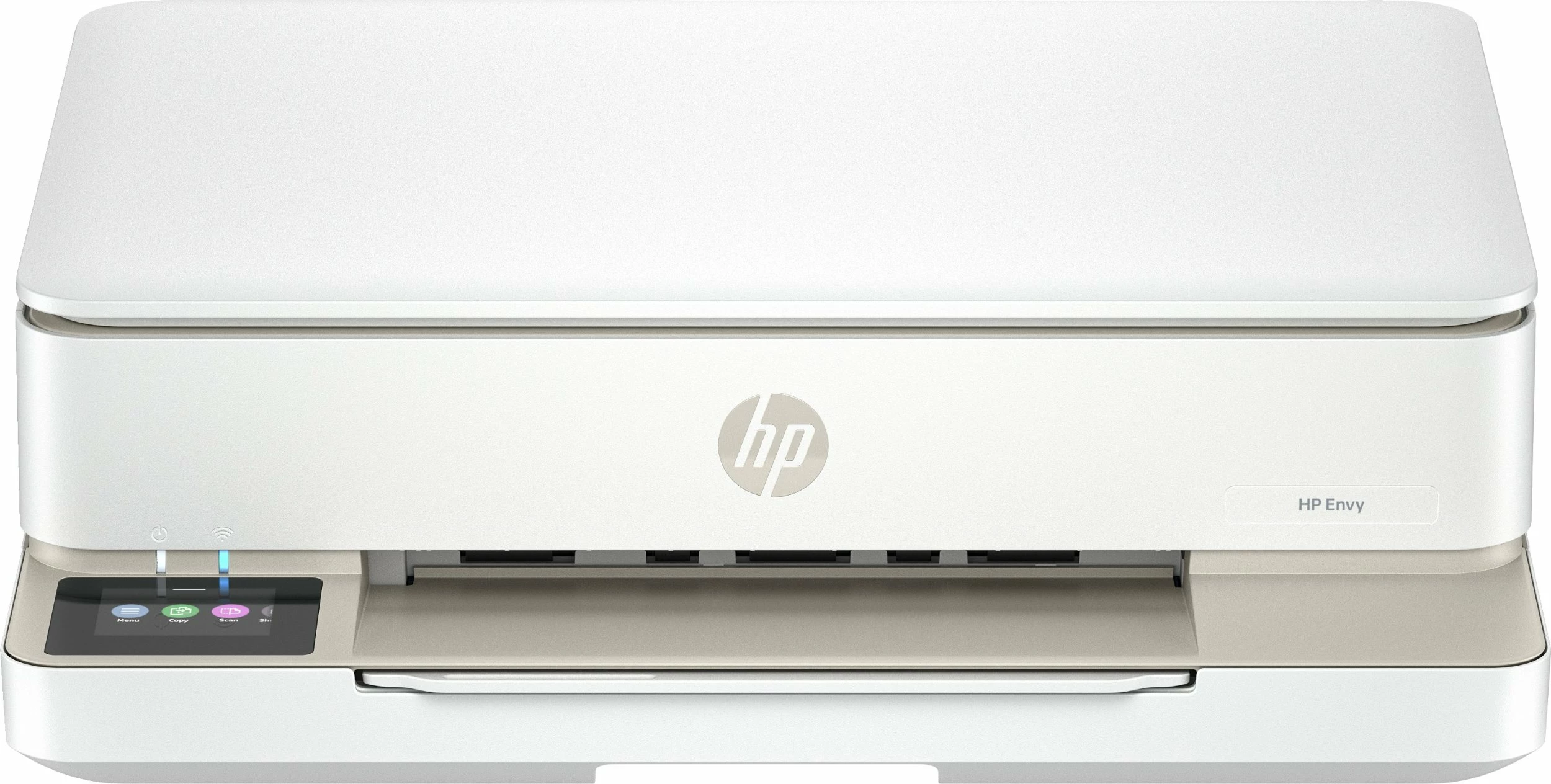 Printer multifunksional HP ENVY 6120e (714L8B) A4, inkjet, Wi‑Fi, printim dyanshëm, ekran me prekje, bardhë/bezhë