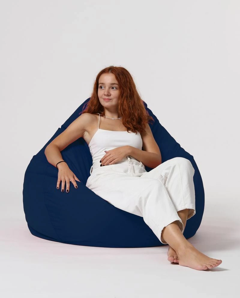 Qese për ulje XXL për kopsht, ngjyrë e kaltër e errët, Atelier del Sofa